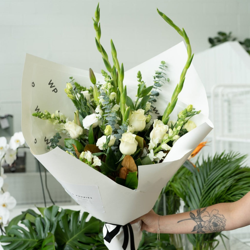 An Armful of Classic Flowers - Wild Poppies -  Flower - Same Day Flower Delivery Auckland - Auckland Flower Delivery \ Florists - boutique gift boxes 