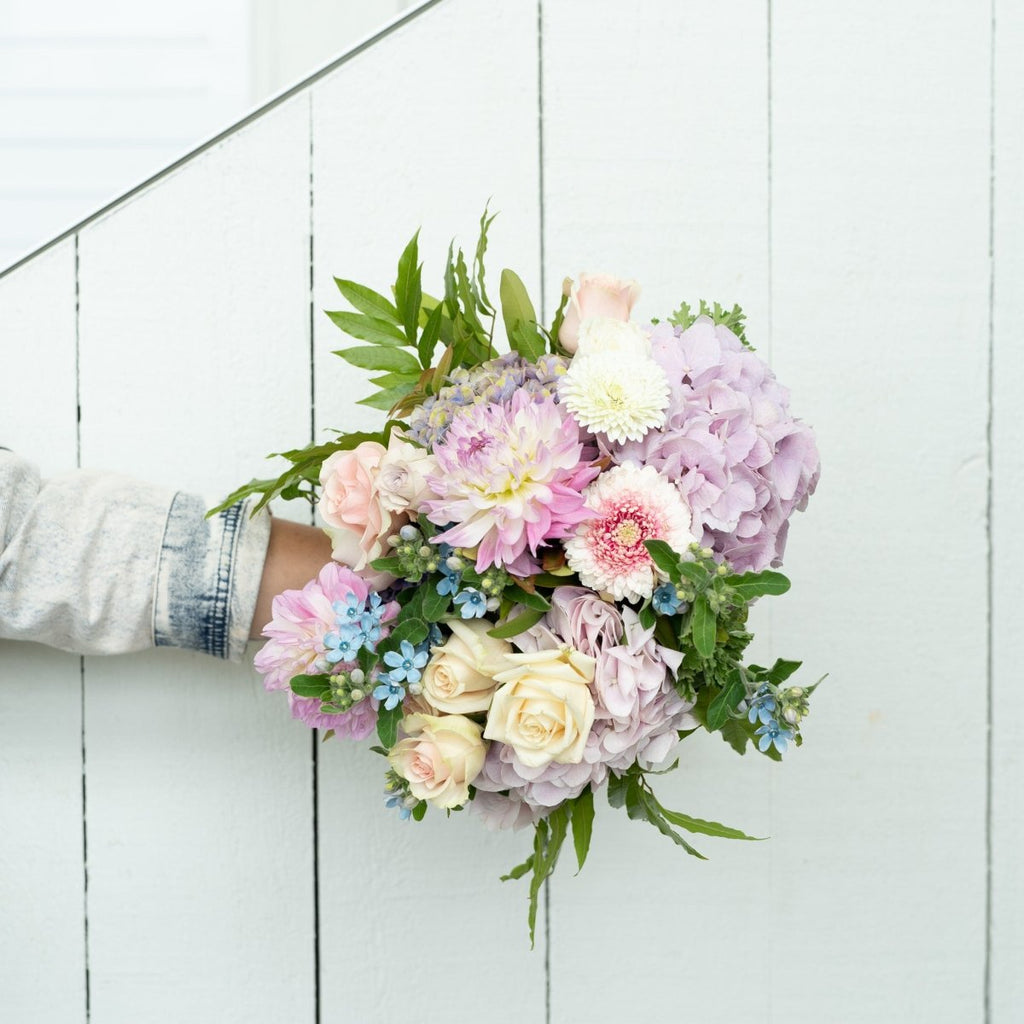 Lush Lilac Posy - Wild Poppies -  Flower - Same Day Flower Delivery Auckland - Auckland Flower Delivery \ Florists - boutique gift boxes 