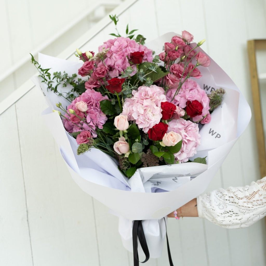 Market Bouquet - Blushing Pinks - Wild Poppies -  Flower - Same Day Flower Delivery Auckland - Auckland Flower Delivery \ Florists - boutique gift boxes 