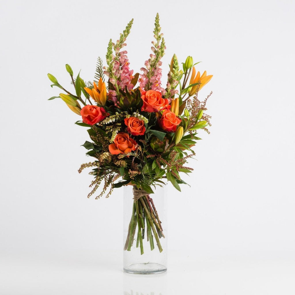 Market Bouquet - Burnt Oranges - Wild Poppies -  Flower - Same Day Flower Delivery Auckland - Auckland Flower Delivery \ Florists - boutique gift boxes 