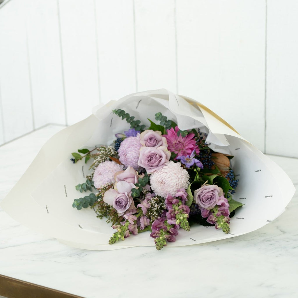 Market Bouquet - Lovely Lilacs - Wild Poppies -  Flower - Same Day Flower Delivery Auckland - Auckland Flower Delivery \ Florists - boutique gift boxes 