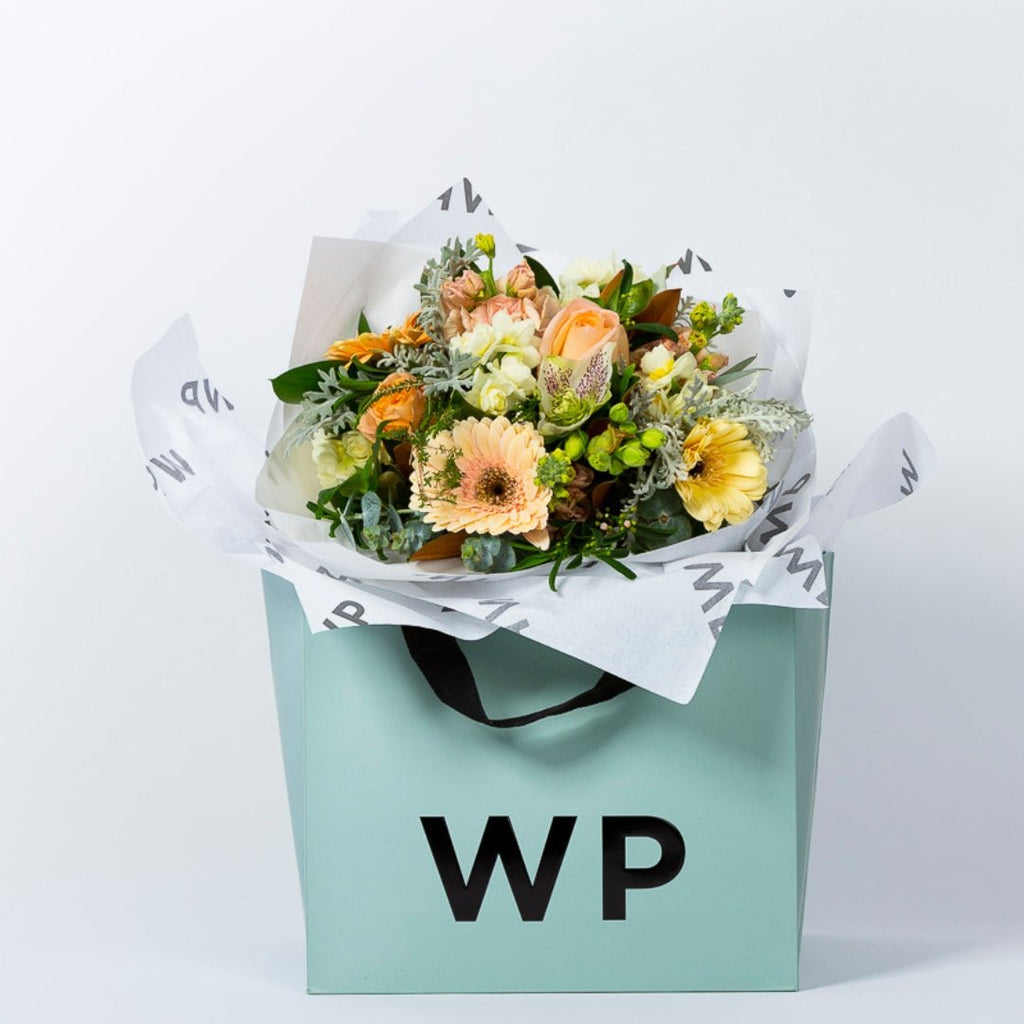 Pretty Peach Posy - Wild Poppies -  Flower - Same Day Flower Delivery Auckland - Auckland Flower Delivery \ Florists - boutique gift boxes 