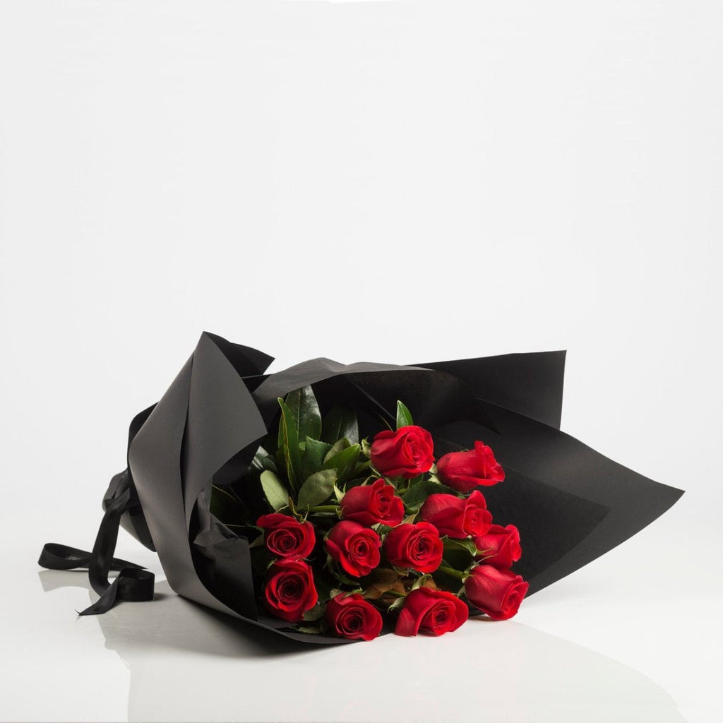 Super Grade Red Roses - Wild Poppies -  Flower - Same Day Flower Delivery Auckland - Auckland Flower Delivery \ Florists - boutique gift boxes 