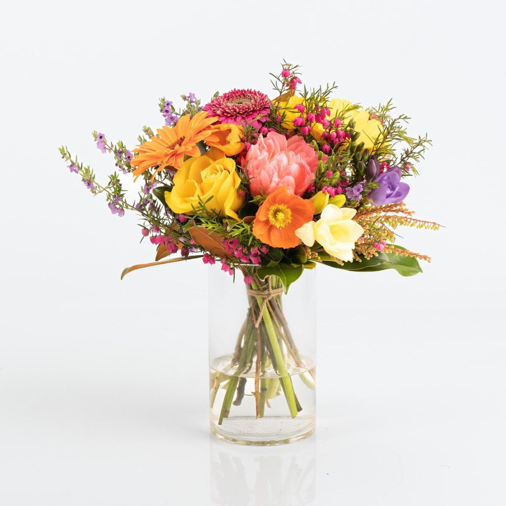 The Bright Florists Choice Posy - Wild Poppies -  Flower - Same Day Flower Delivery Auckland - Auckland Flower Delivery \ Florists - boutique gift boxes 