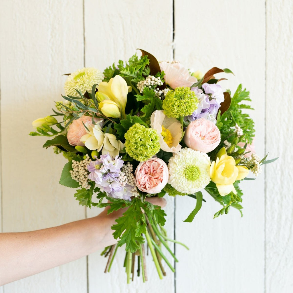 The Pastel Florists Choice Posy - Wild Poppies -  Flower - Same Day Flower Delivery Auckland - Auckland Flower Delivery \ Florists - boutique gift boxes 