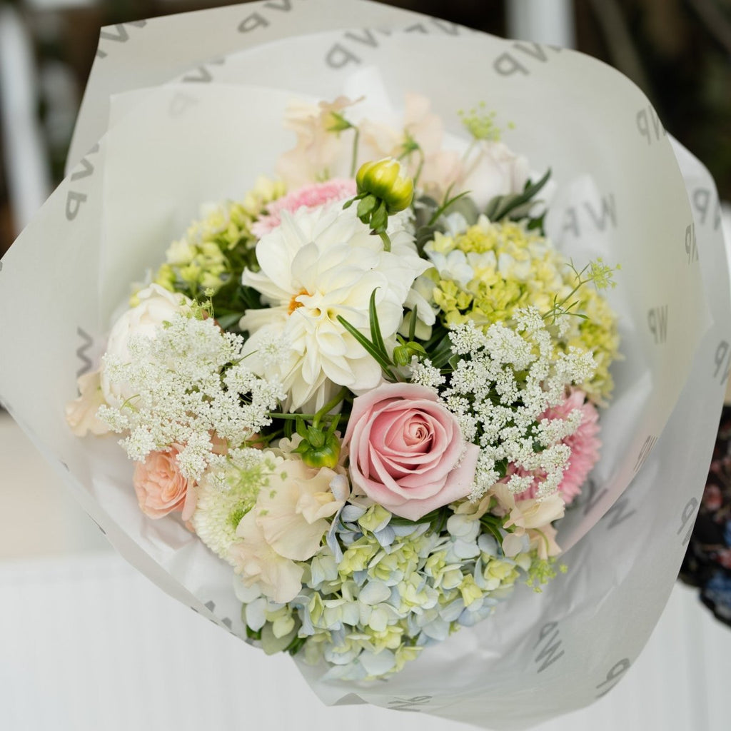 The Pastel Florists Choice Posy - Wild Poppies -  Flower - Same Day Flower Delivery Auckland - Auckland Flower Delivery \ Florists - boutique gift boxes 