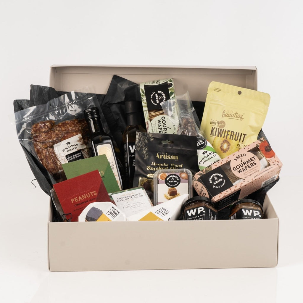 Ultimate Cheese Board Gift Hamper - Wild Poppies -  Gift - Same Day Flower Delivery Auckland - Auckland Flower Delivery \ Florists - boutique gift boxes 